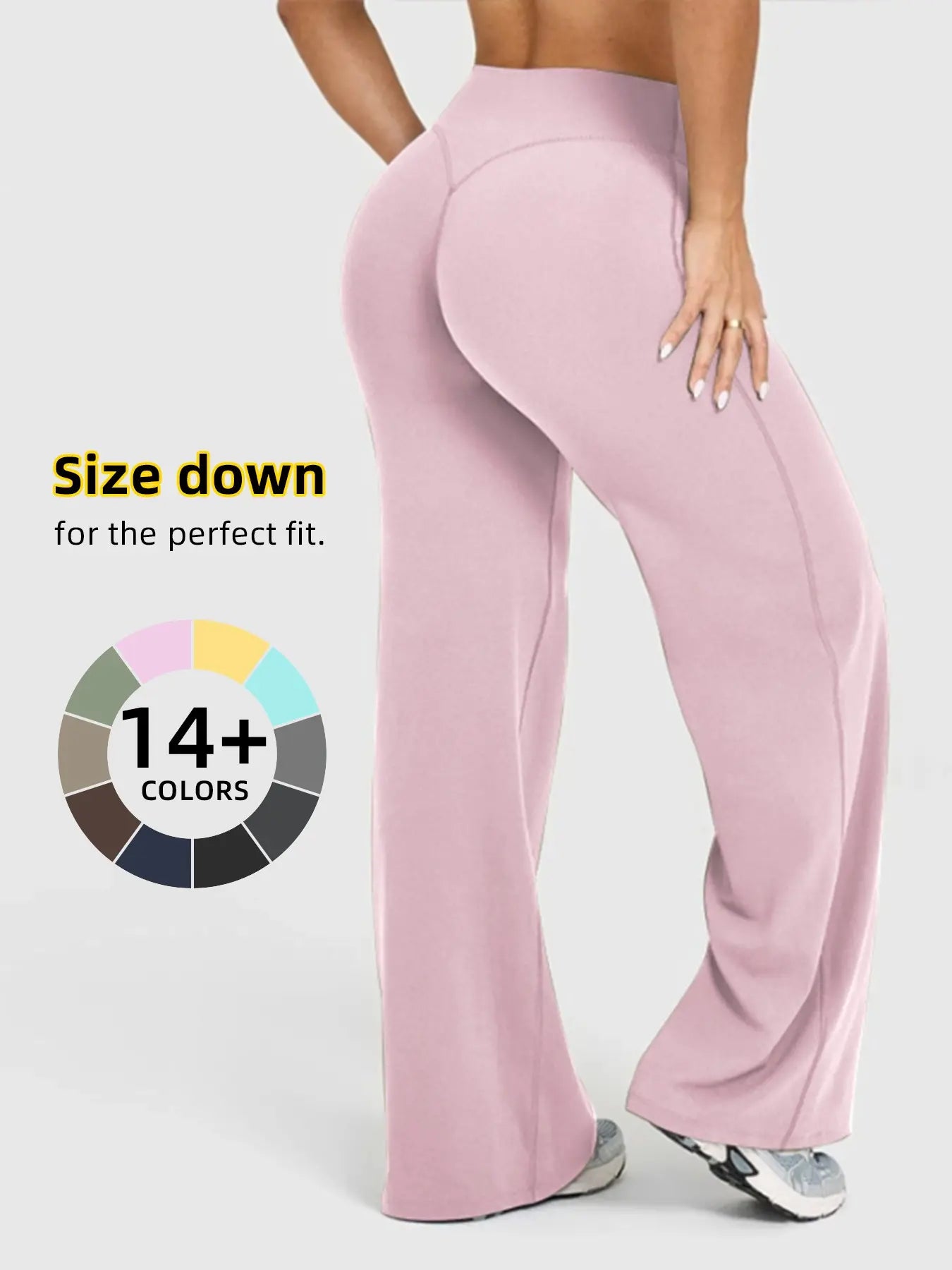 LH: Women's Casual Wide Leg Sport Pants