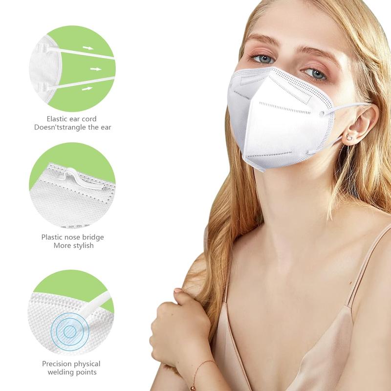 100 pieces - KN95 Mask, 5-layer breathable design