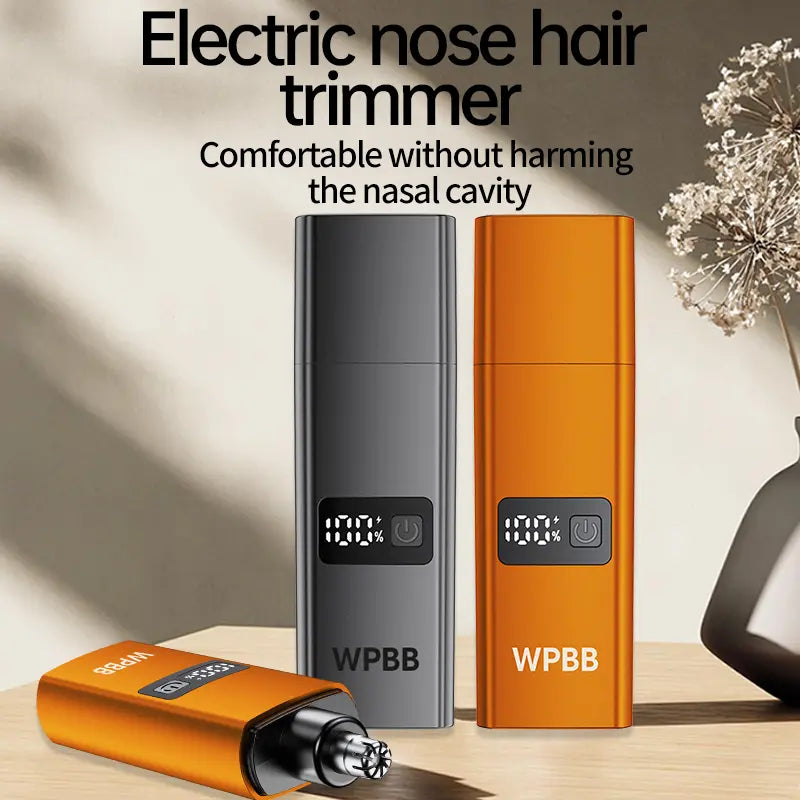 WPBB Electric Nose Hair Trimmer,Professional Painless Eyebrow & Facial Hair Trimmer