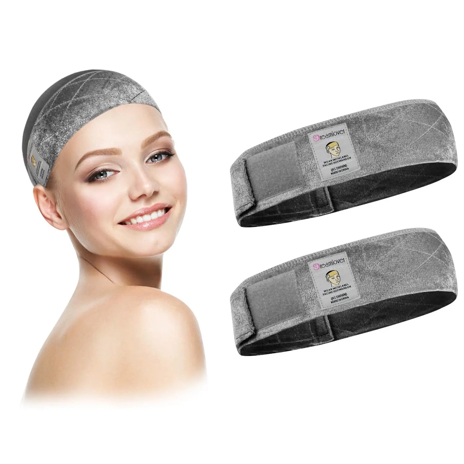 Dreamlover Brown Black Wig Grip Band 2pcs for Women