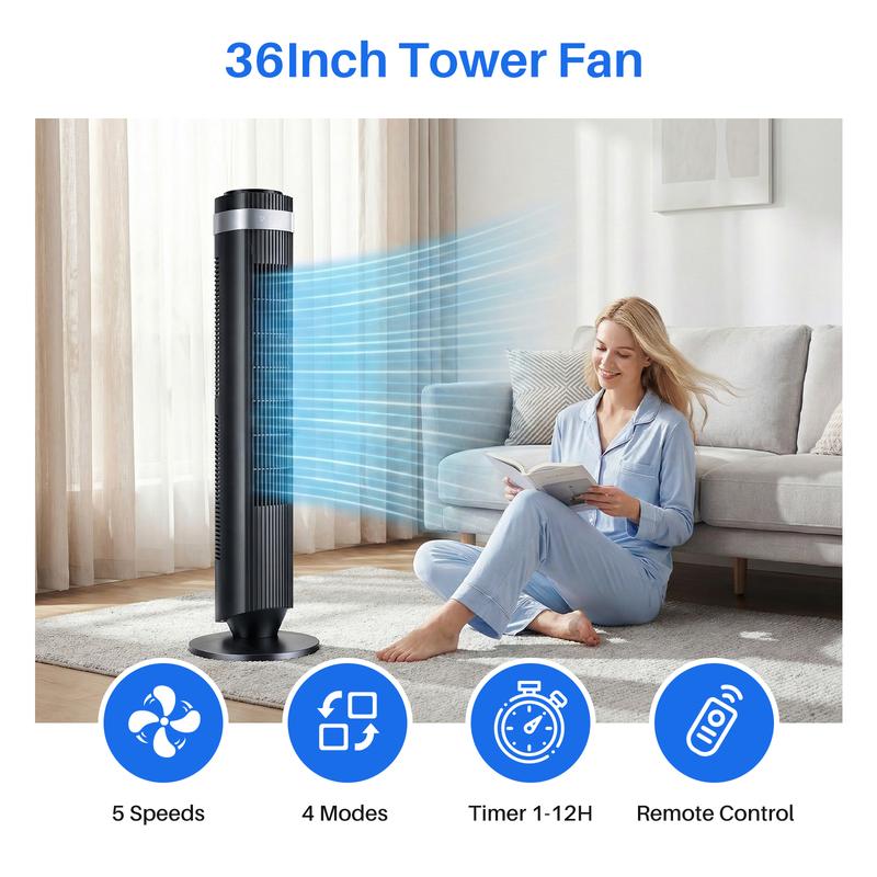 Tower Fan for Bedroom