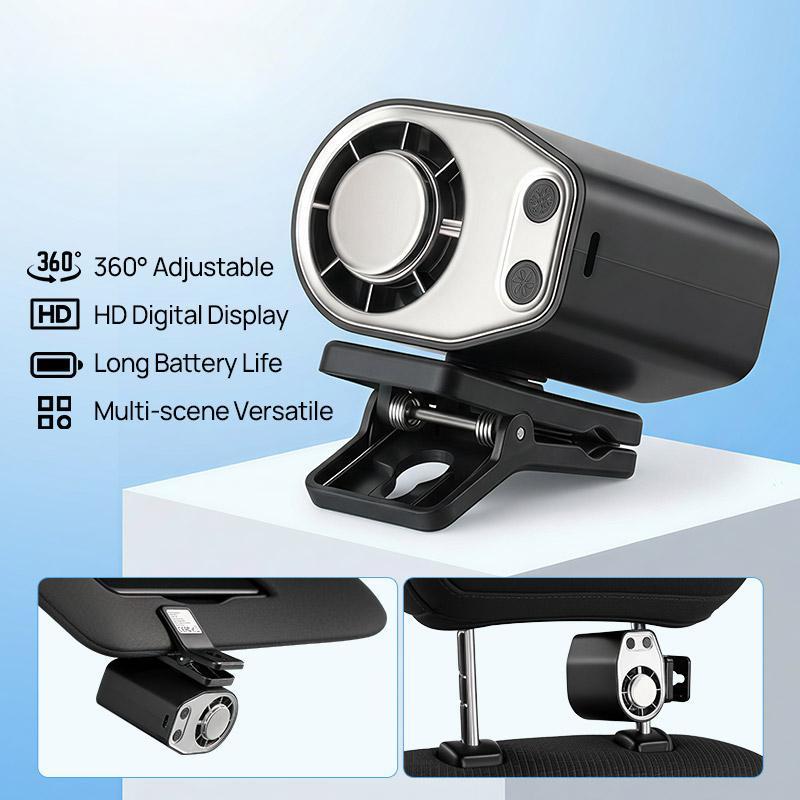 Semiconductor Cooling Car Clip-On Fan (2 Pack)