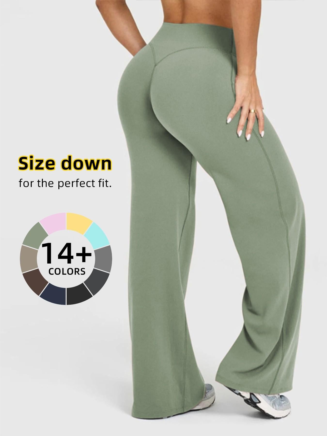 LH: Women's Casual Wide Leg Sport Pants