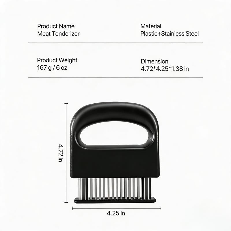 Meat Tenderizer Tool Heavy Duty 48 Stainless Steel Ultra Sharp Needle Blades