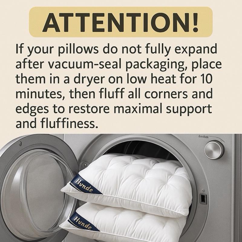 Luxury 5-Star Hotel Quality Pillow (19x29in)