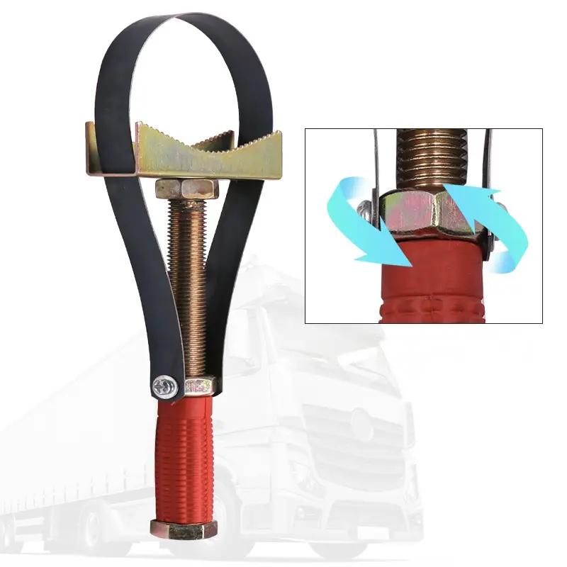 Auto Car Diameter Adjustable Oil Filter Removal Strap Wrench