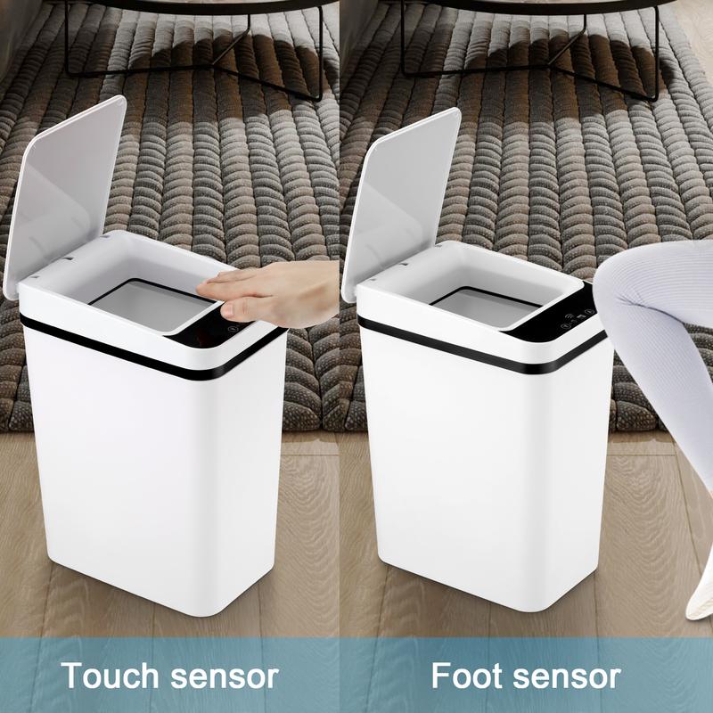 12L ABS Automatic Trash Bin, Touchless Motion Sensor