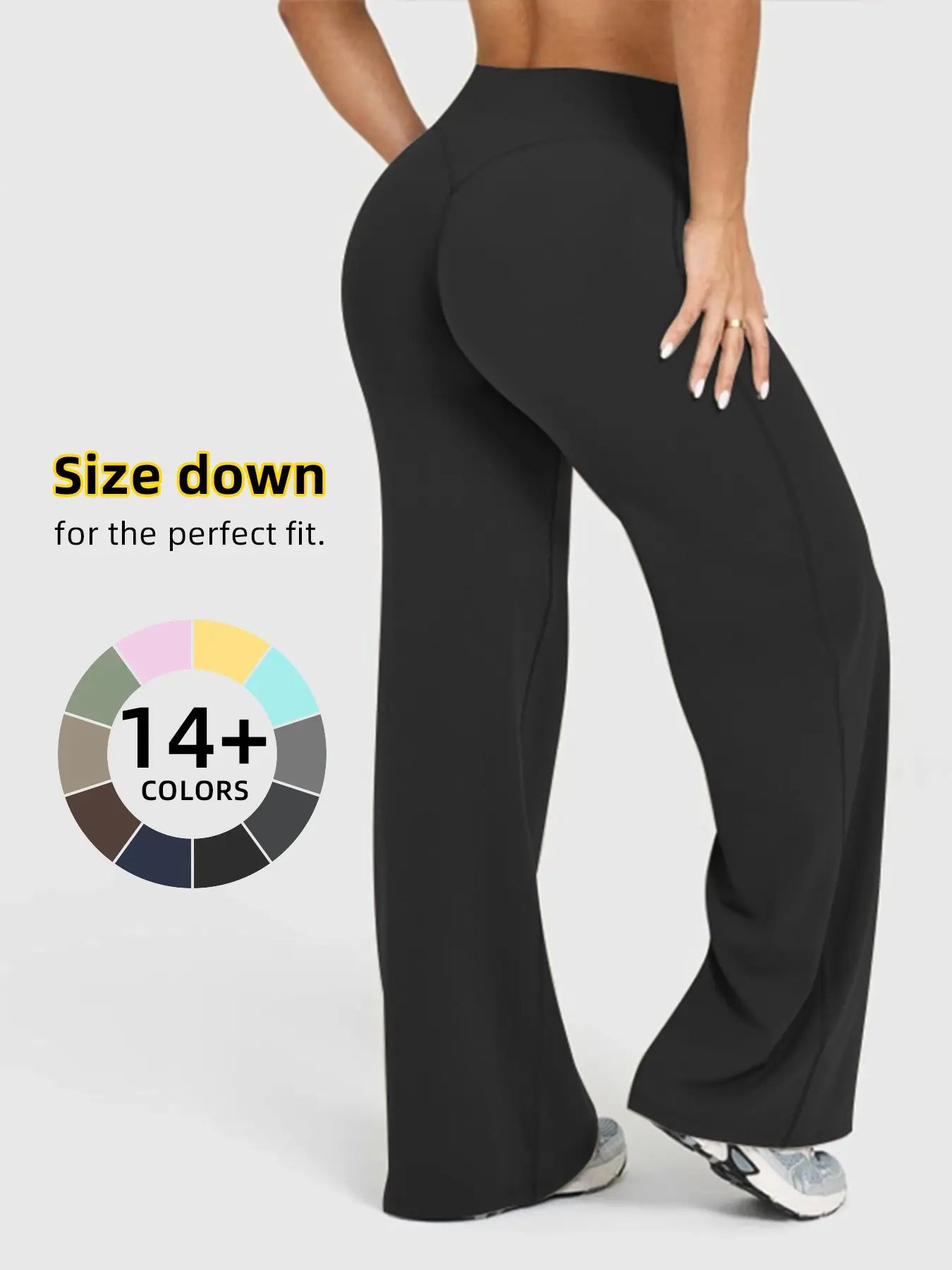 LH: Women's Casual Wide Leg Sport Pants