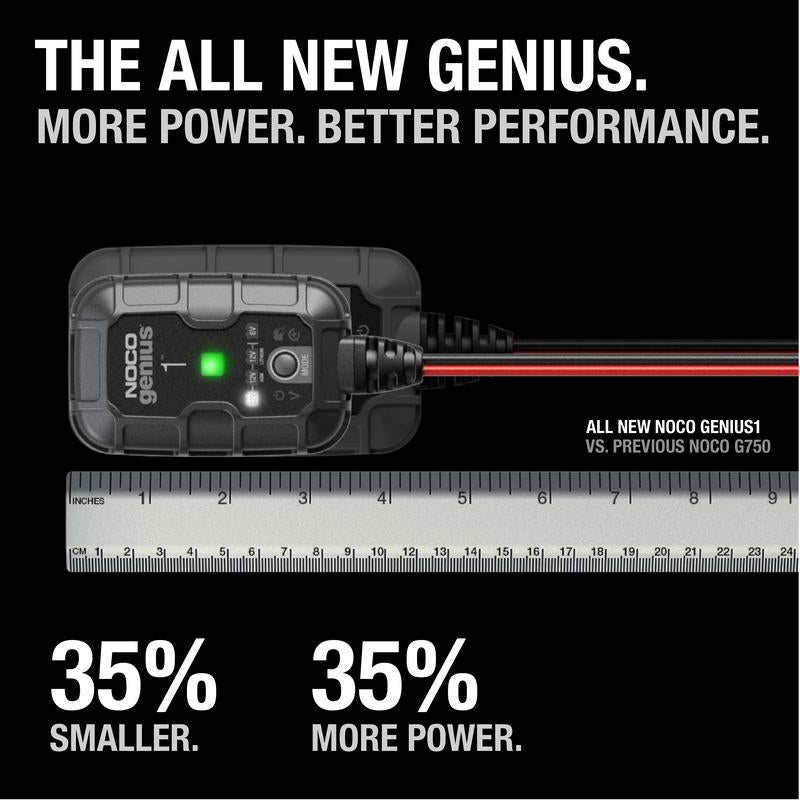 1A Smart Battery Charger, 6V and 12V, Battery Maintainer