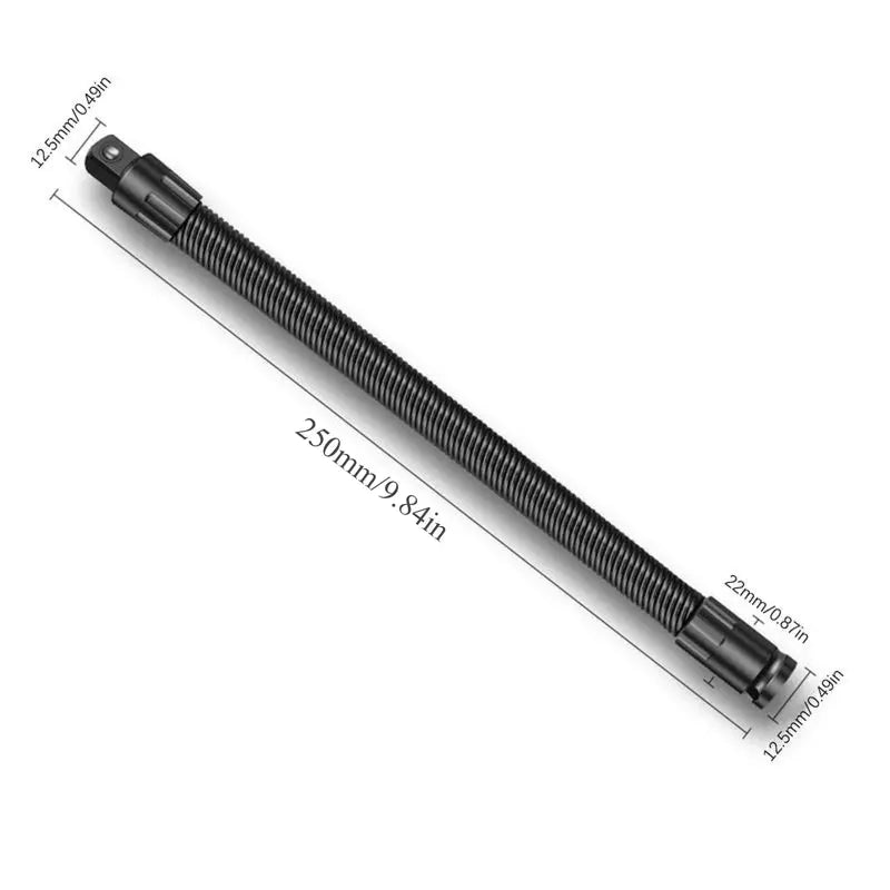Flexible Shaft Extension Extender Torque Socket Ratchet Spanners Electric Wrench Connecting Rod Hand Tools