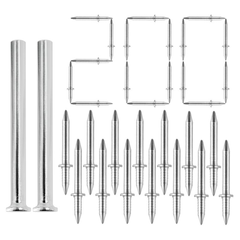 200 Count Non-Marking Double-Headed Skirting Nails Sturdy Damage-Free Wall Installation Kit