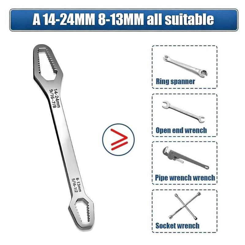 Universal Car Torx Wrench,8-24mm Self-tightening Wrench