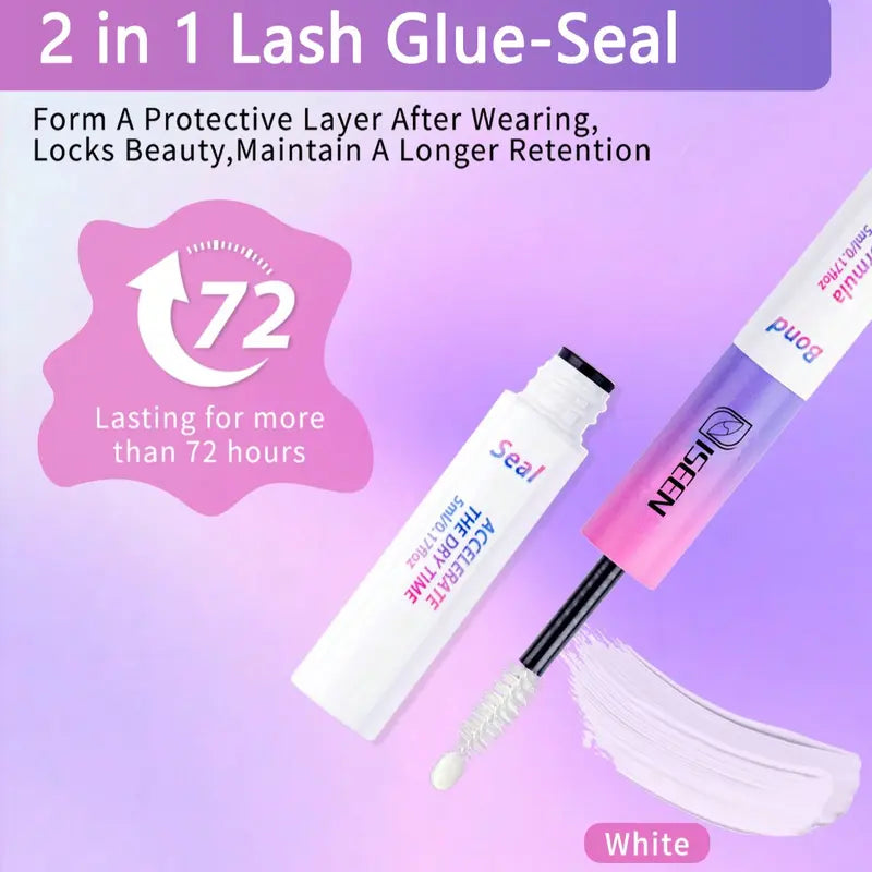 Eyelash Cluster Kit, Synthetic D-Curl Volume Cluster Lash Extensions Set