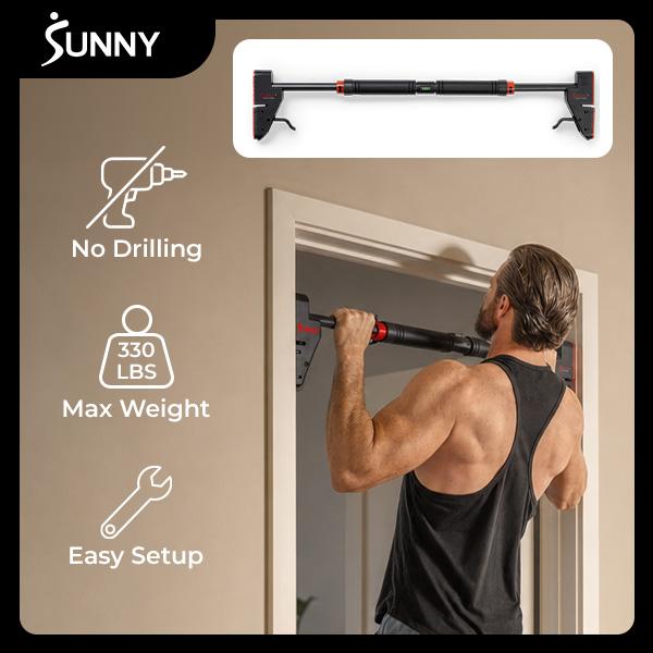 330LBS Pull Up Bar Adjustable 28\