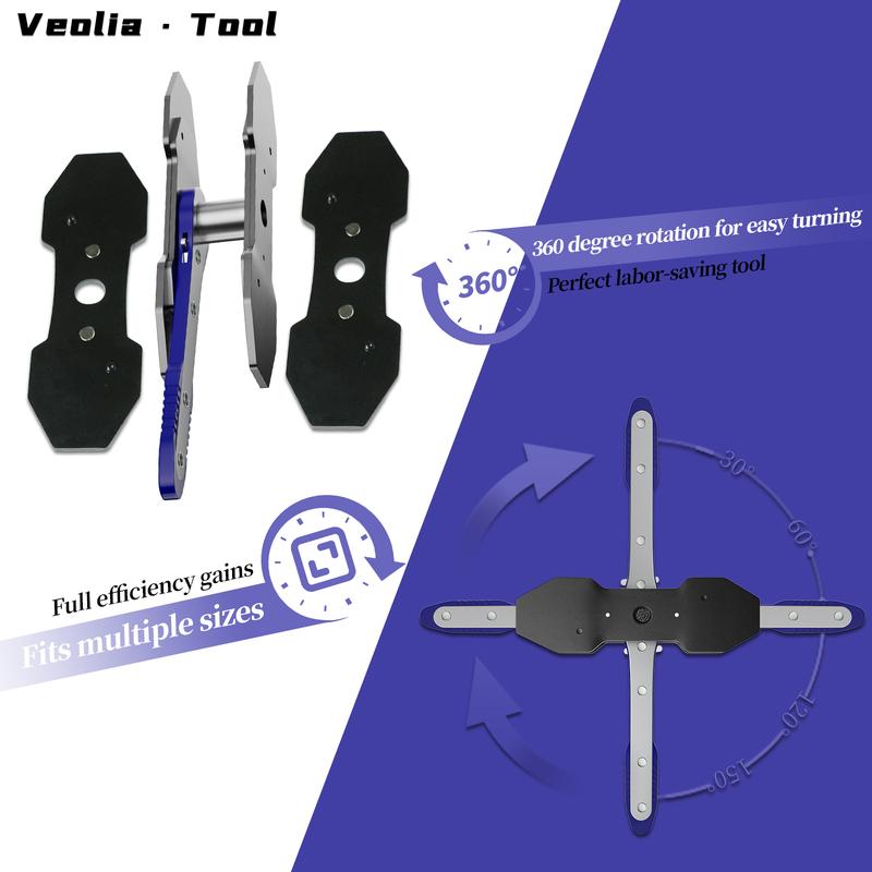 Brake Caliper Piston Press Tool for Single, Dual & Quad Piston Disc Brakes