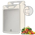 NULAS 2-in-1 Stainless Steel & Non-Toxic PP Cutting Board