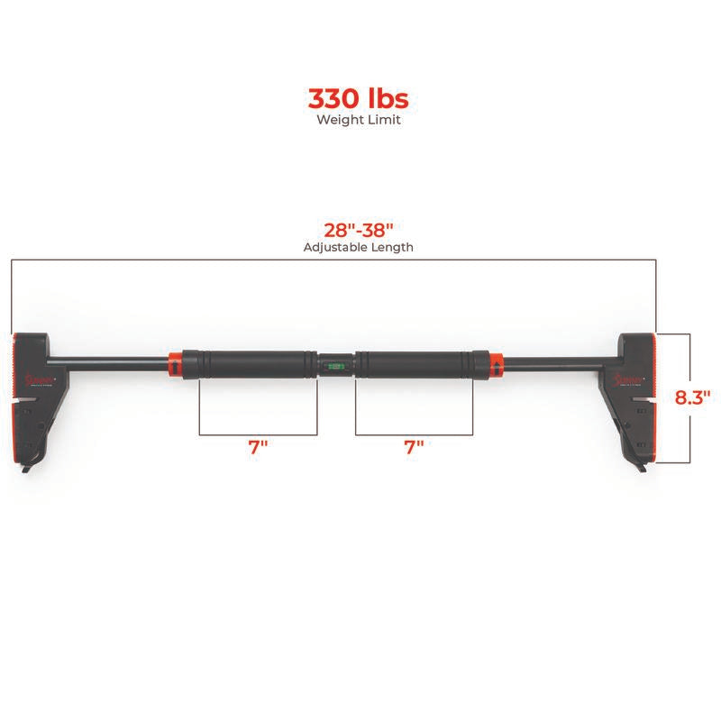 330LBS Pull Up Bar Adjustable 28\