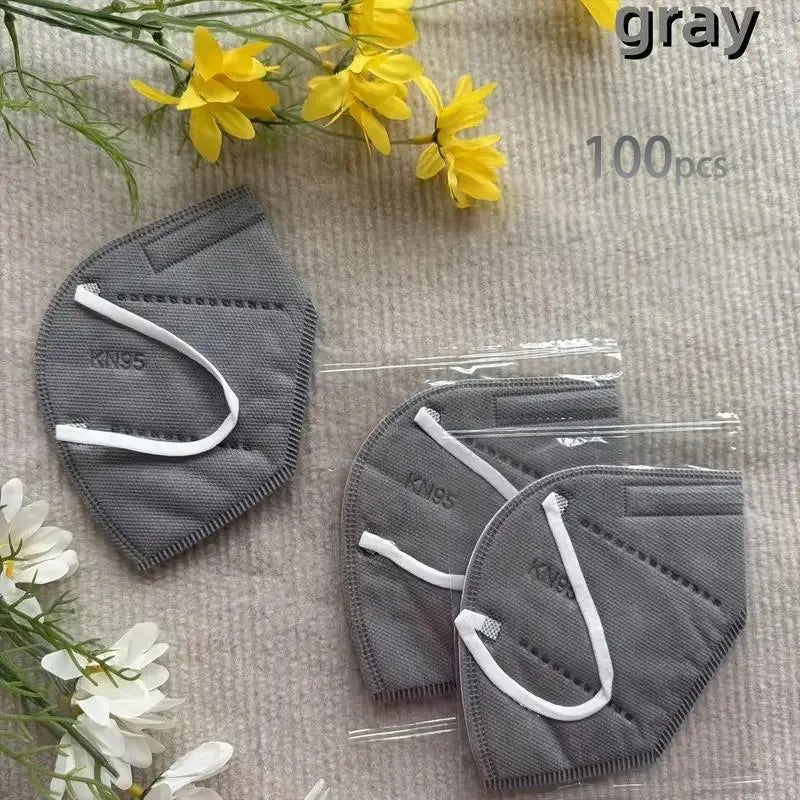 100 pieces - KN95 Mask, 5-layer breathable design