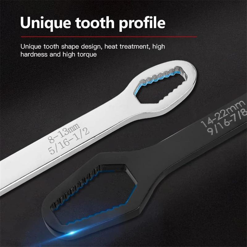 Universal Car Torx Wrench,8-24mm Self-tightening Wrench