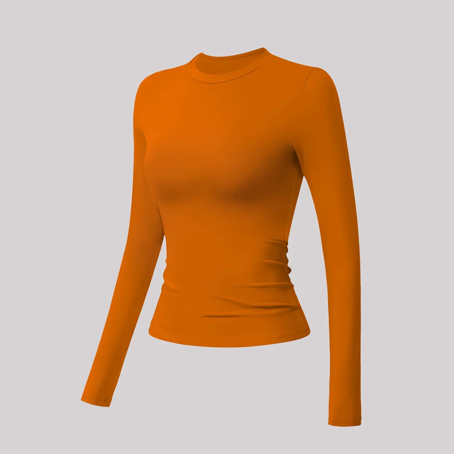 5-Piece Solid Sports Tee Set Round Neck Slim Stretchy