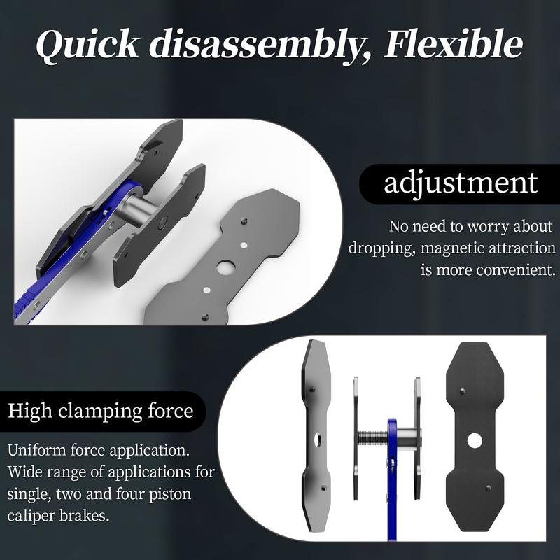 Brake Caliper Piston Press Tool for Single, Dual & Quad Piston Disc Brakes