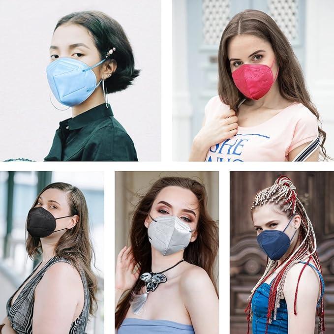 100 pieces - KN95 Mask, 5-layer breathable design