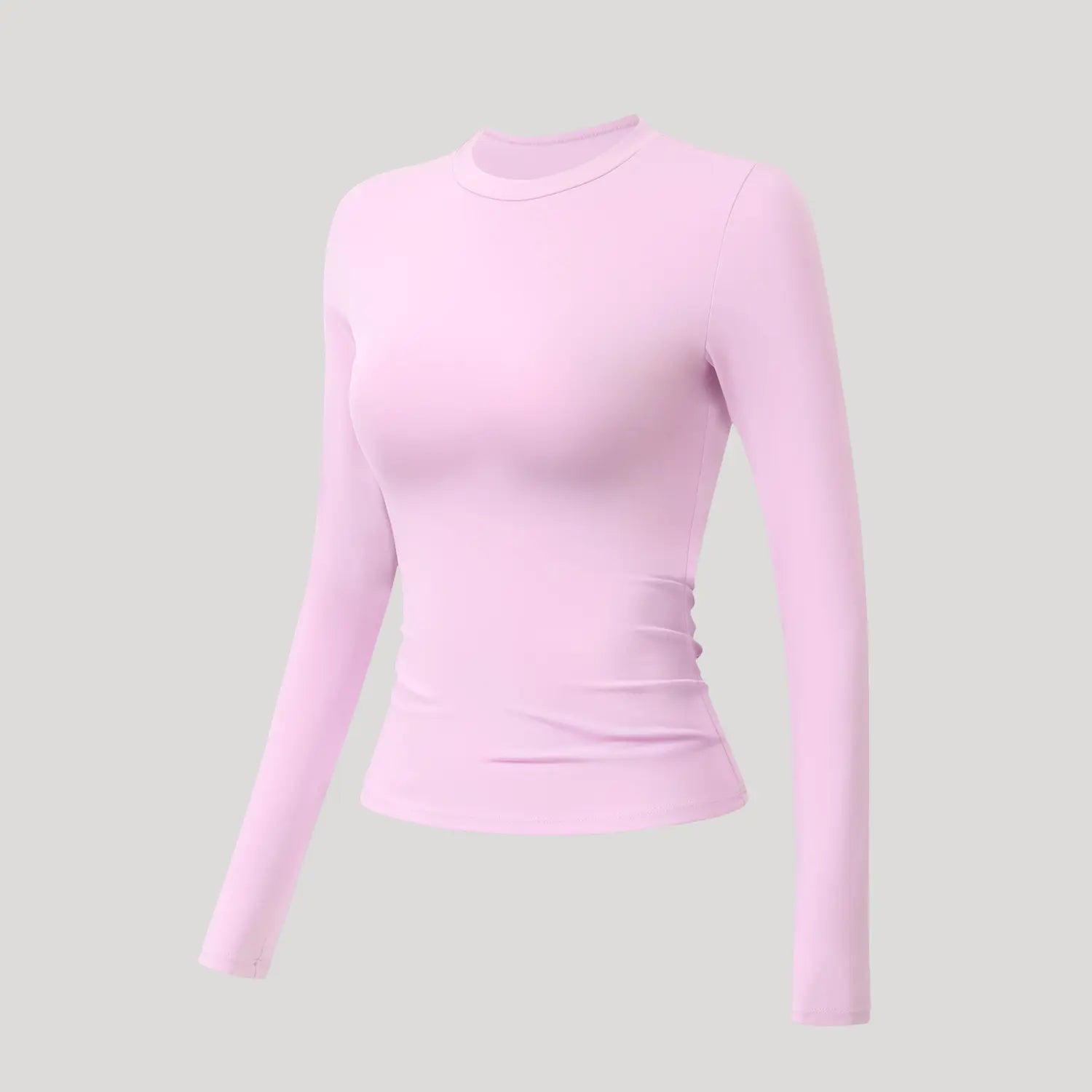5-Piece Solid Sports Tee Set Round Neck Slim Stretchy