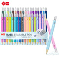 36 Erasable Gel Pens - 0.6mm Retractable Twist Magic Pens with Ergonomic Hexagonal Barrel Grip