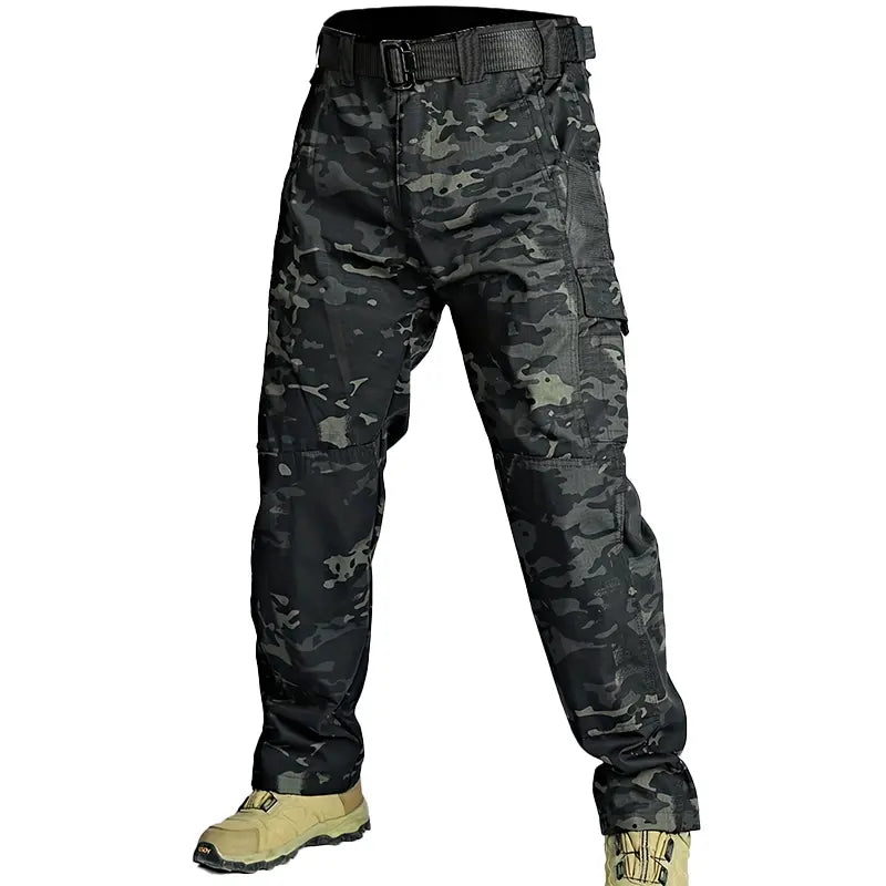 HOMUG Men's Solid Color Tactical Work Pants