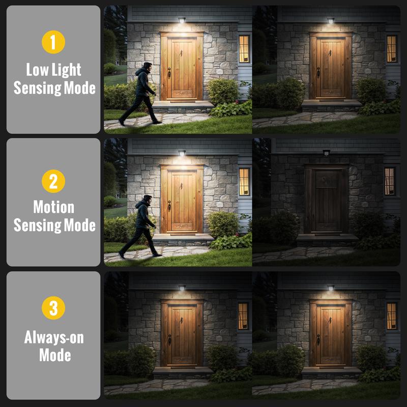 LH: Solar Clip Lights with Motion Sensor