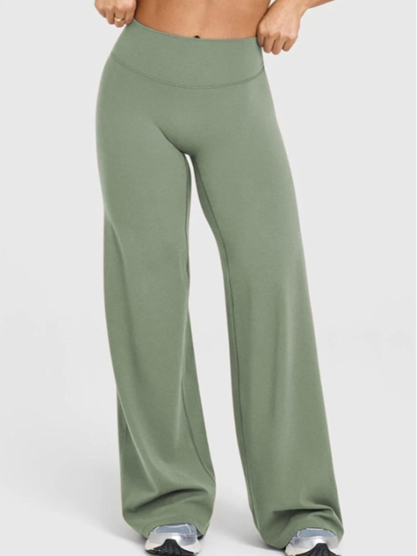 LH: Women's Casual Wide Leg Sport Pants