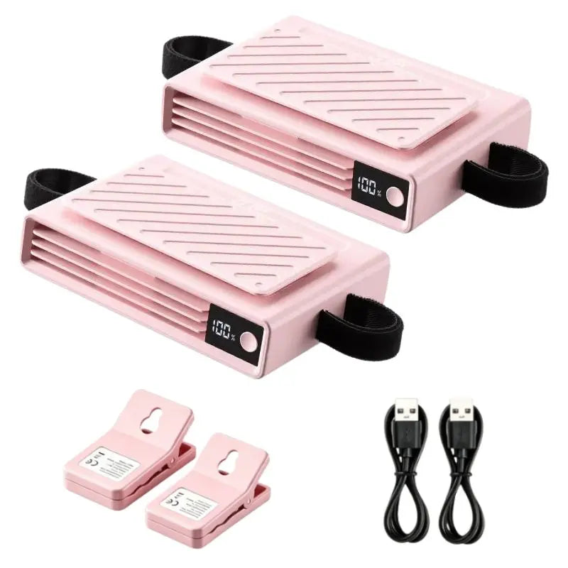 Semiconductor Cooling Car Clip-On Fan (2 Pack)