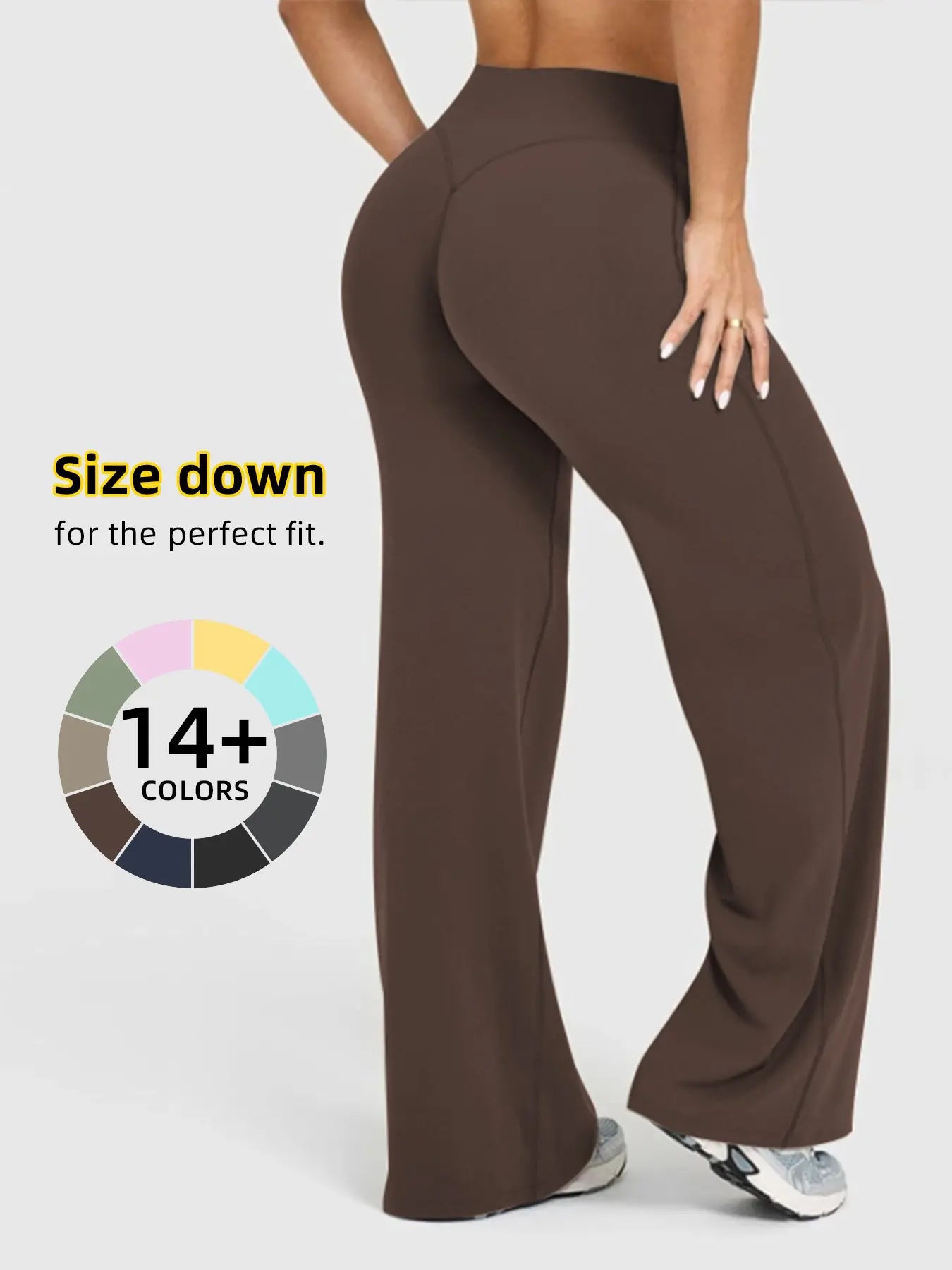 LH: Women's Casual Wide Leg Sport Pants