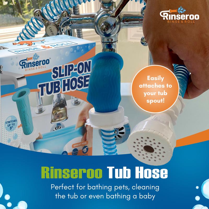 No-Install Tub Hose With Sprayer – 5 ft.