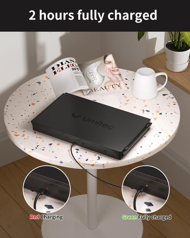 Umitec Adjustable LED Light 3 Way Mirror