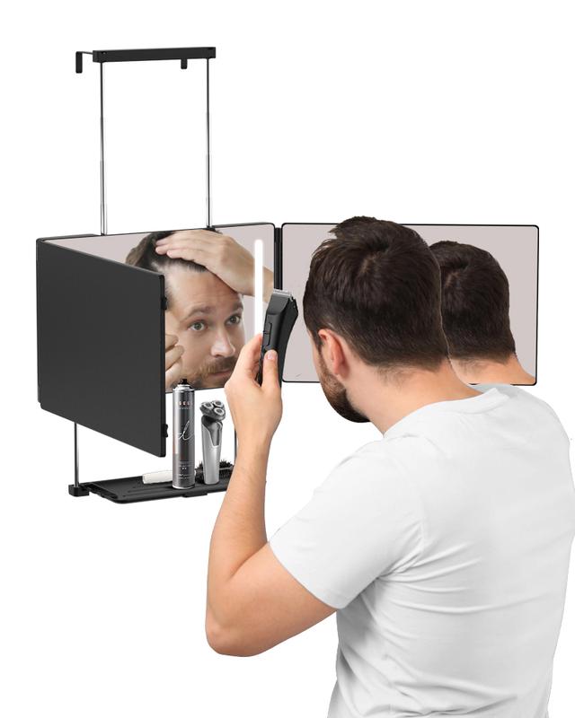 Umitec Adjustable LED Light 3 Way Mirror