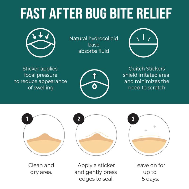 Quitch Mosquito Bite Itch Relief Patch