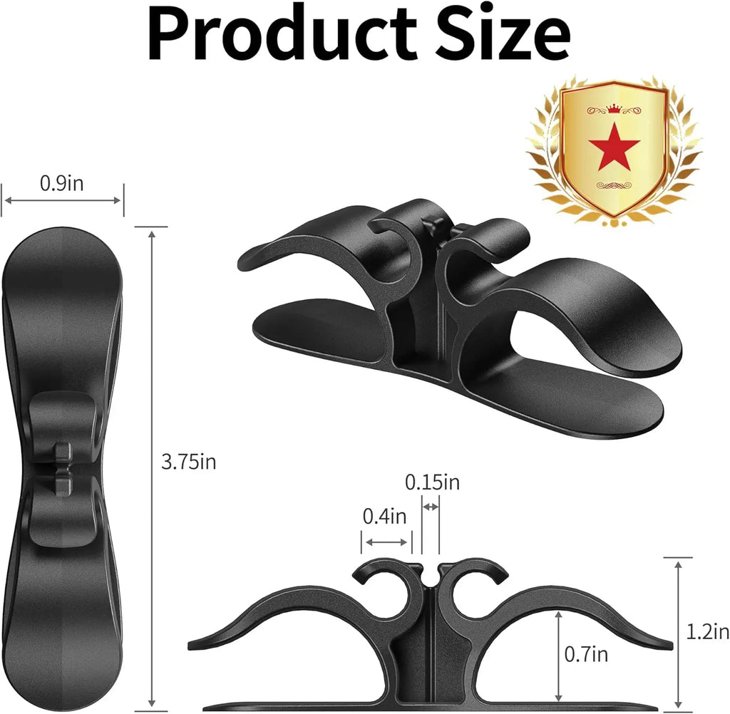 10-Pack Kitchen Appliance Cord Organizer Hooks with Upgraded 3M Glue