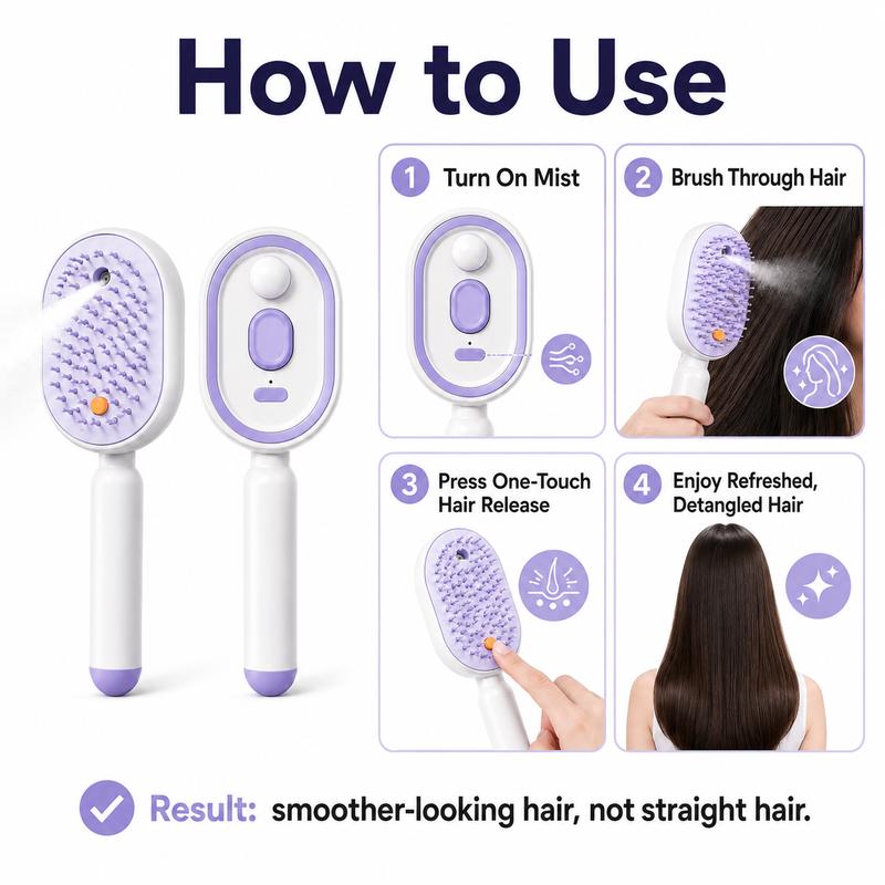 Electric Spray Air Cushion Massage Comb,