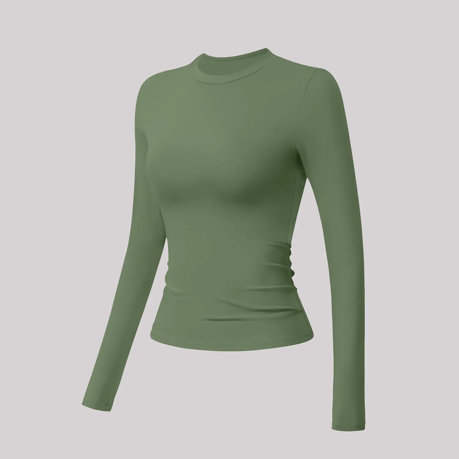 5-Piece Solid Sports Tee Set Round Neck Slim Stretchy