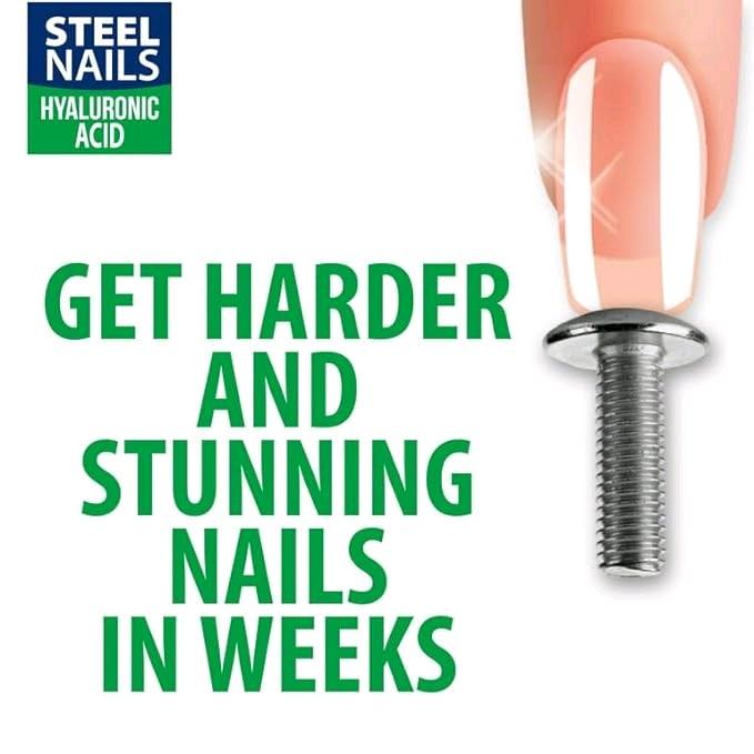 Steel Nails Nail Hardener 12ml with Hyaluronic Acid