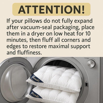 Luxury 5-Star Hotel Quality Pillow (19x29in)