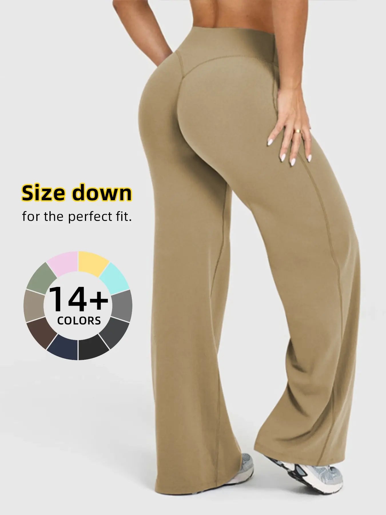 LH: Women's Casual Wide Leg Sport Pants