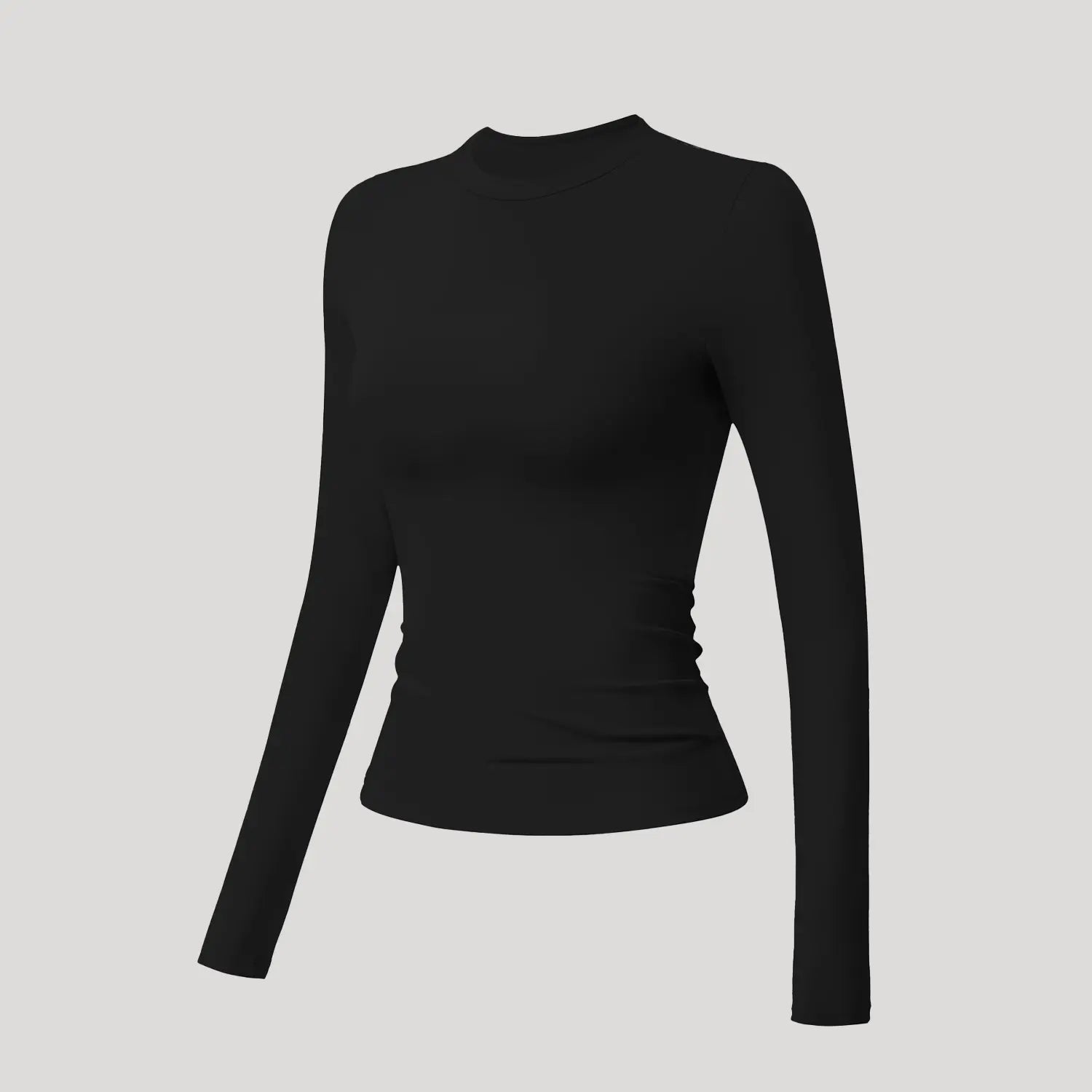 5-Piece Solid Sports Tee Set Round Neck Slim Stretchy