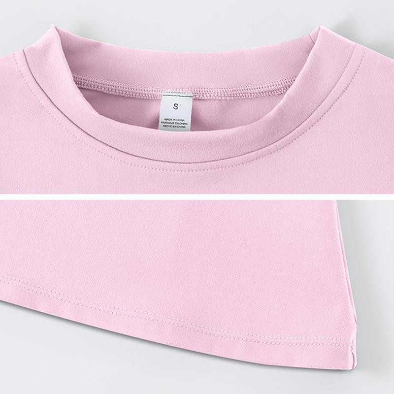 5-Piece Solid Sports Tee Set Round Neck Slim Stretchy