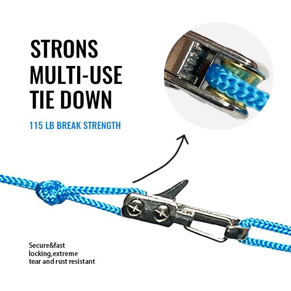 (6) SEESE Retractable Buckle Rope-Adjustable Ropes