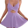Women Cutout One Piece Skirt Swimsuit