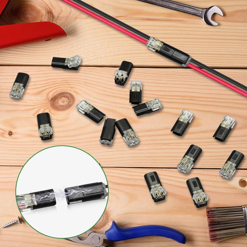 Double-Wire Plug-in Connector Led Light Strip Connectors