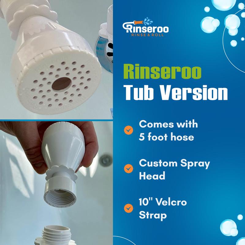 No-Install Tub Hose With Sprayer – 5 ft.