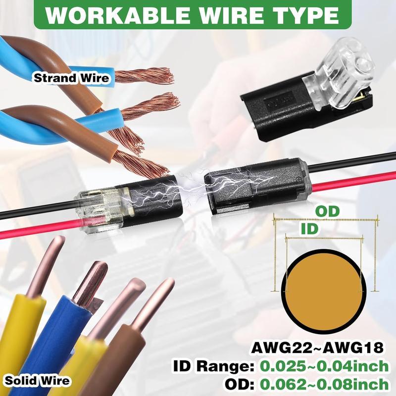 Double-Wire Plug-in Connector Led Light Strip Connectors
